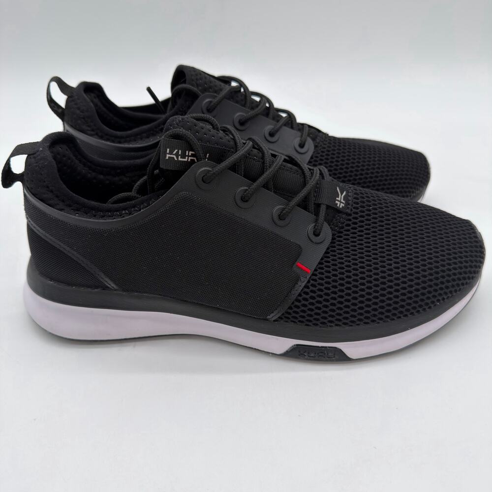 Kuru Atom Performance Plantar Fasciitis Comfort NWOB Black Mens Sneakers 7 Wide